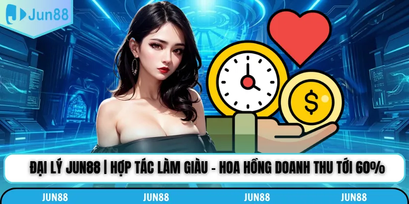 Đại Lý Jun88 | Hợp Tác Làm Giàu - Hoa Hồng Doanh Thu Tới 60%
