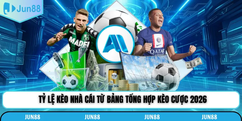 Tỷ lệ kèo nhà cái từ bảng tổng hợp kèo cược 2026
